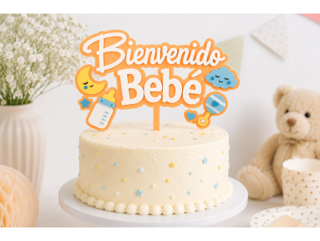 Topper Bienvenido Bebé