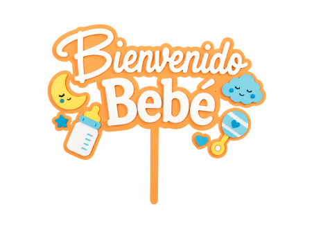 Topper Bienvenido Bebé