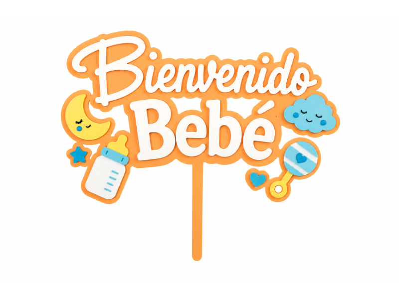 Topper Bienvenido Bebé