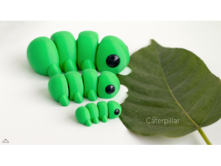 Bebé Oruga Kawaii - Llavero o Figura Decorativa | Zou3D