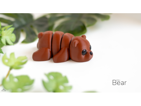 Bebé Oso Kawaii - Llavero o Figura Decorativa | Zou3D