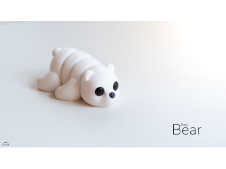 Bebé Oso Kawaii - Llavero o Figura Decorativa | Zou3D